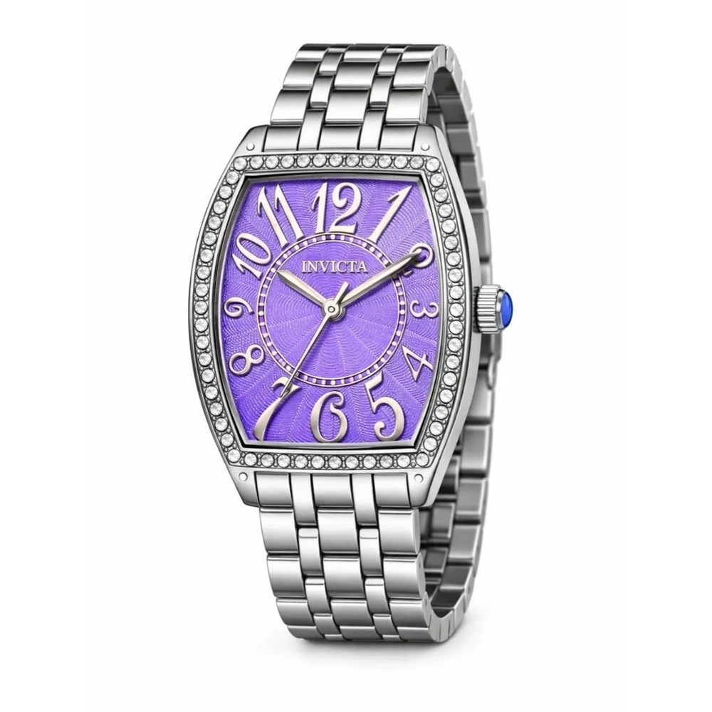 Invicta Silver and Purple Watch